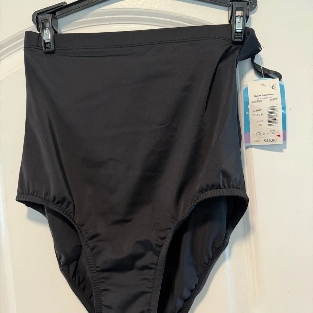 NWT Swim Solutions Ultra High-Waist Swim Bottoms size 16 - Picture 4 of 6